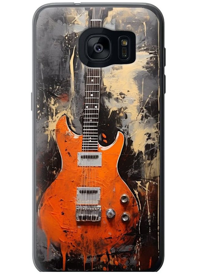 2D пластиковий чохол 'Чохол Помаранчева гітара' для Endorphone Samsung Galaxy S7 Edge G935F (278772497)