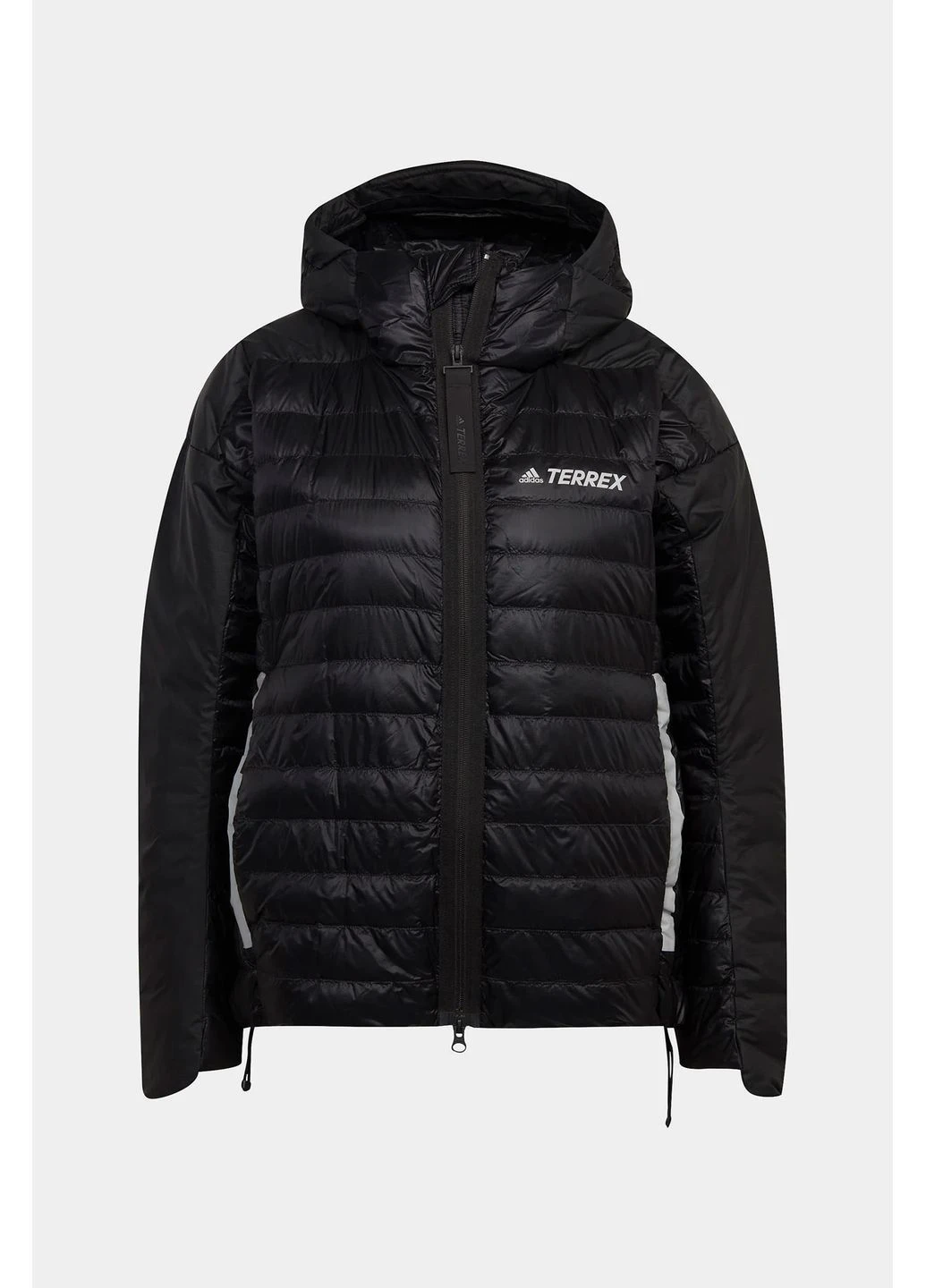 Чорна жіночий чорний пуховик демісезон весняний adidas Terrex MYSHELTER