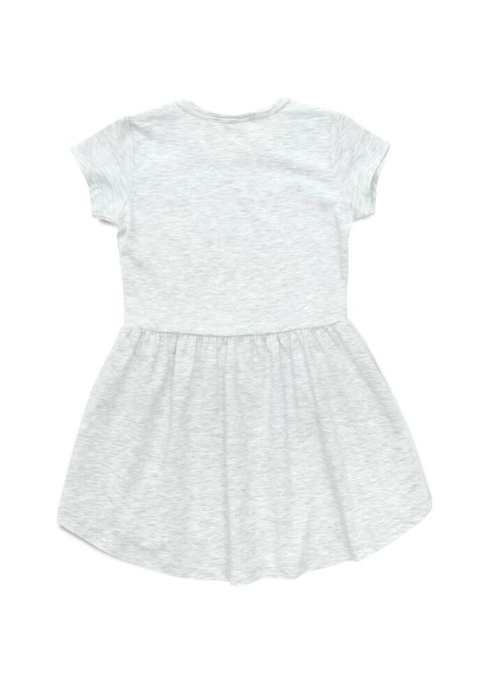 Комбінована сукня з єдинорогом (6834-104g-gray) Pop Fashion (300625059)