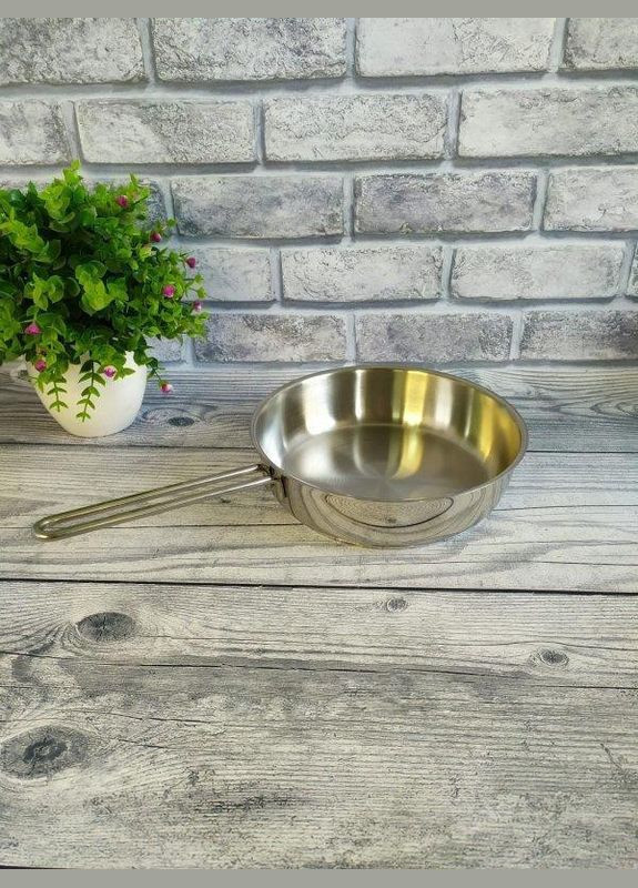 Сковорода глубокая 2038-SF-24 24 см серая OMS (364104386)