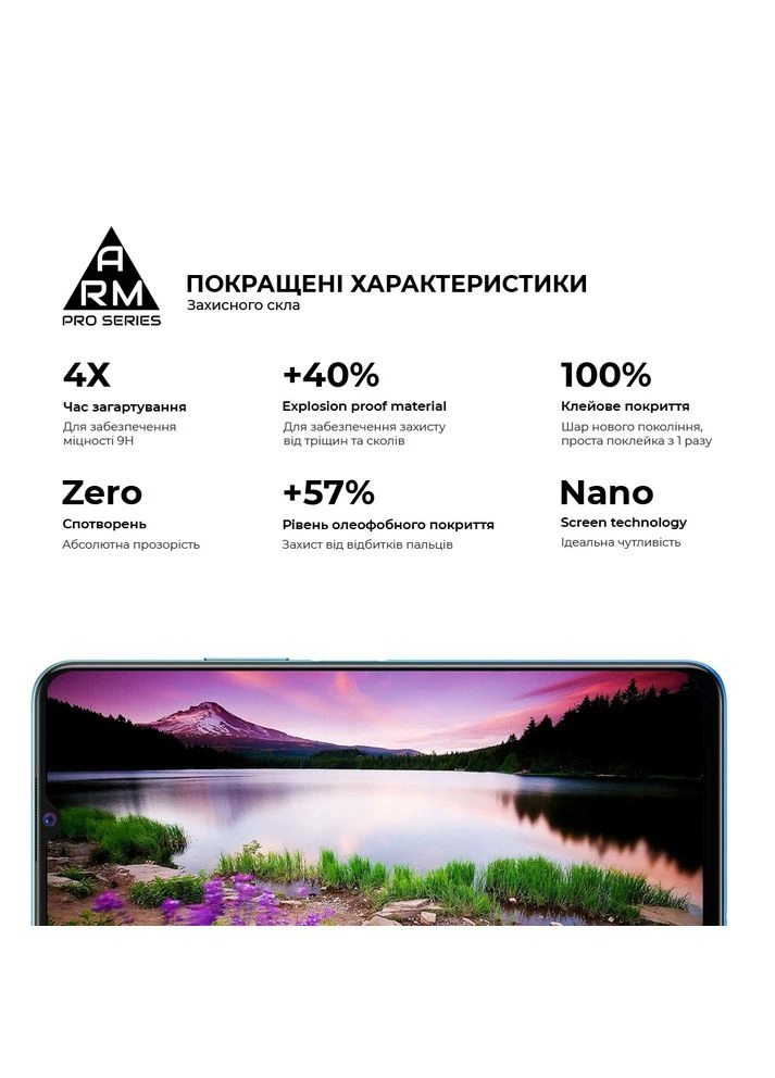 Защитное стекло Pro для Vivo Y53s 4G Black (ARM59820) ArmorStandart (382911752)