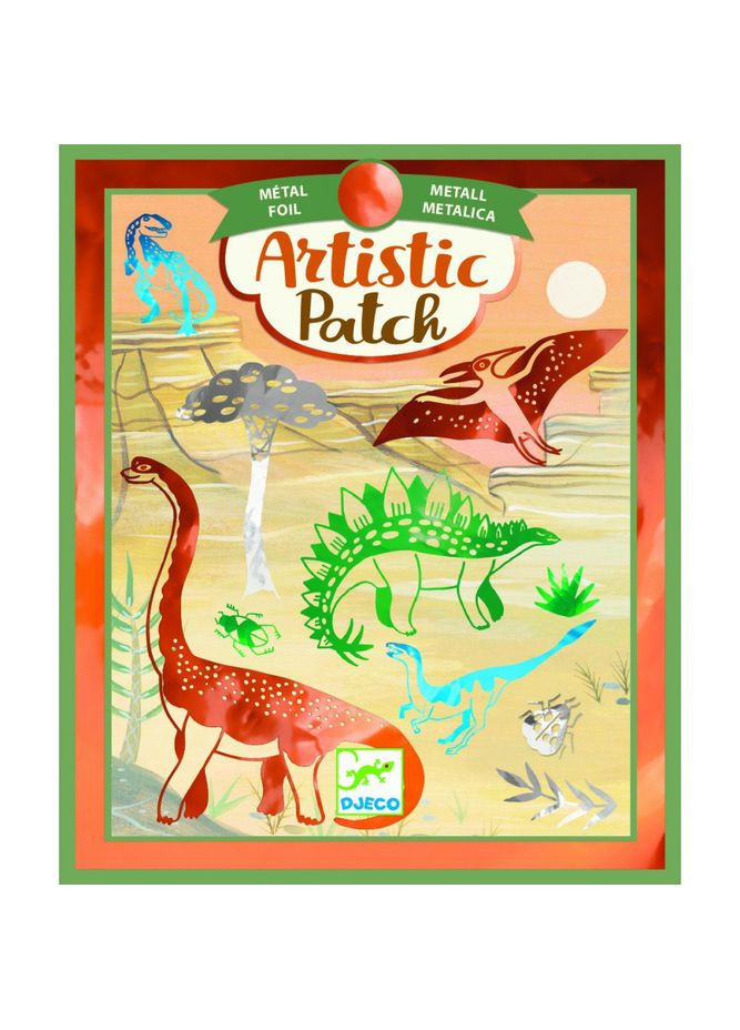 Художественные патчи металлизированные Динозавры DJ09463 Djeco (362314653)