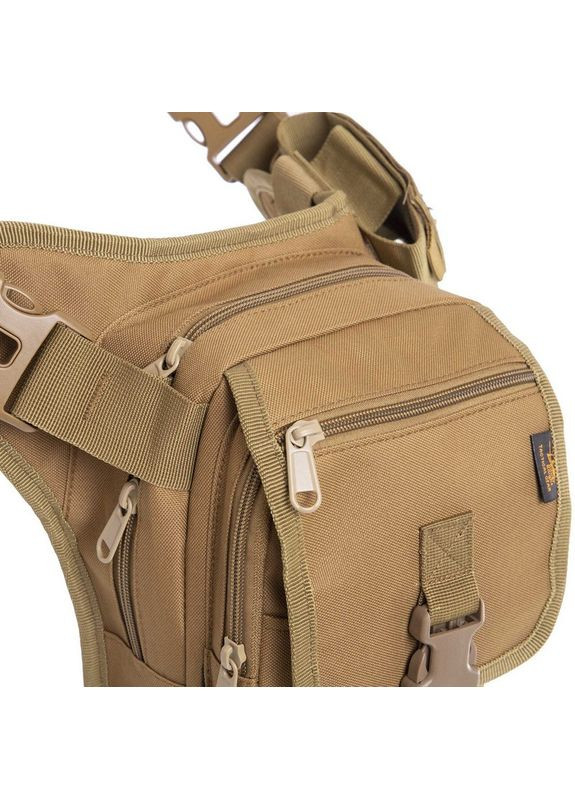 Сумка тактична на стегно SILVER (нейлон, оксфорд 900D, р-р 25х18х6см, 3л, Хакі) (TY-9001_Хакі) SILVER KNIGHT (361436383)