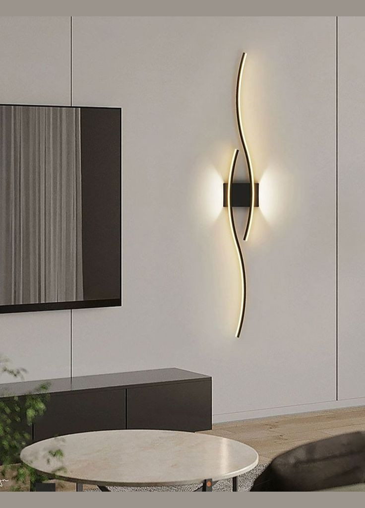 Бра LED 27648 Чорний 7х15х60 см. Sunnysky (364493843)