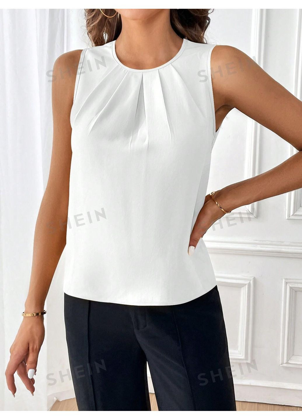 Біла блузка SHEIN