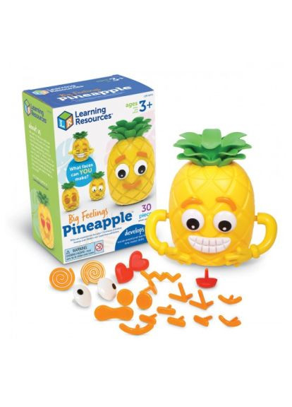 Игровой набор Big Feelings Pineapple (Что чувствует ананас) (LER6373) Learning Resources Big Feelings Pineapple (Що відчуває ананас) (357491344)