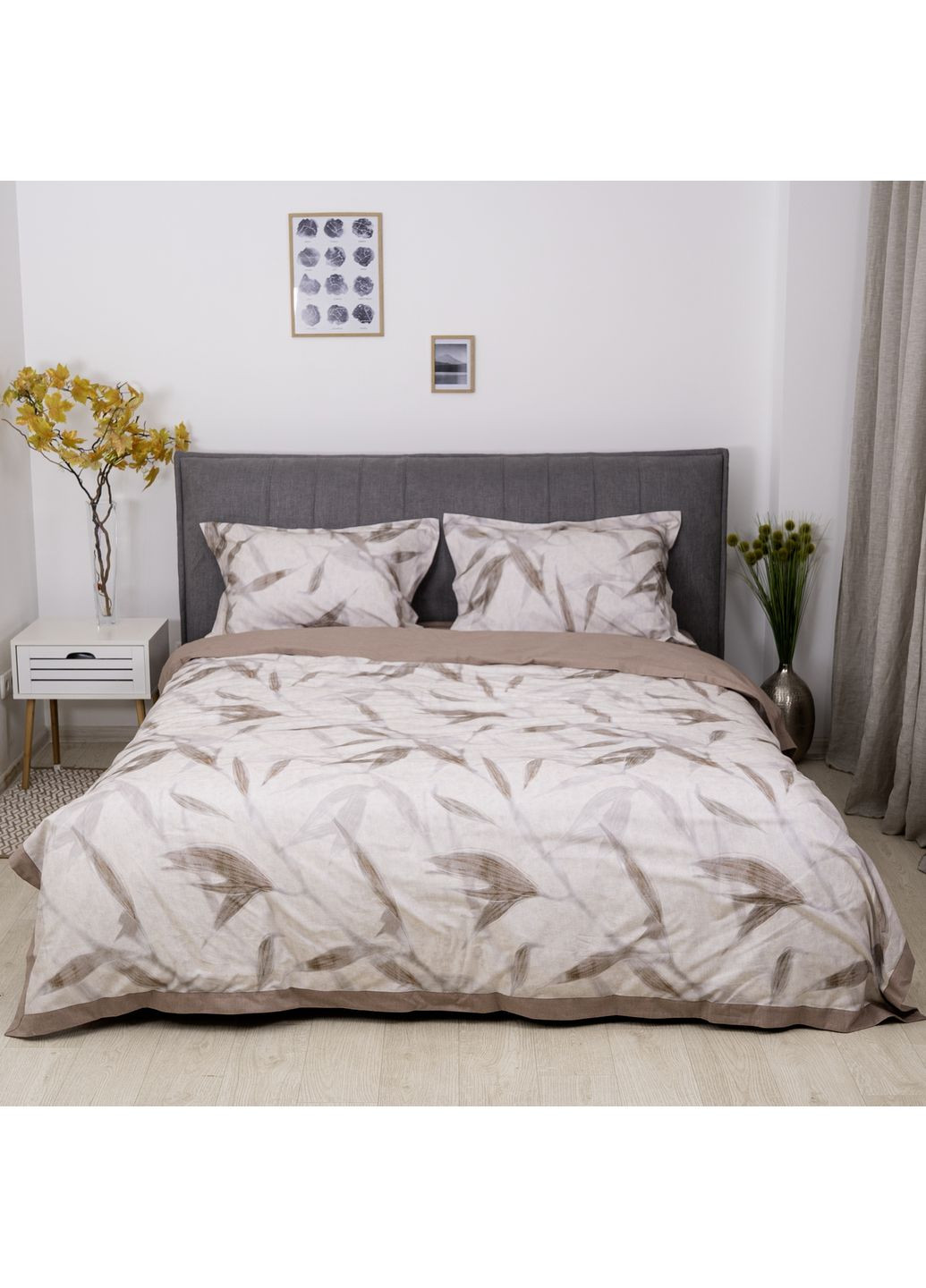 Комплект постільної білизни Євро Brushed Warm Cotton Viluta W04_Warm_ev (372448442)