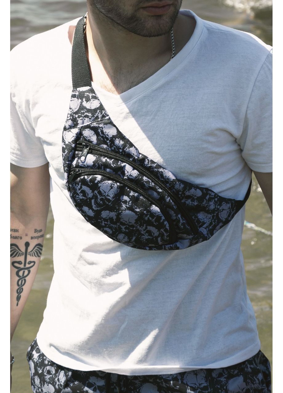 Універсальна чоловіча бананка, барижка для торгівлі, поясна сумка для міста та прогулянок, практична, зручна. No Brand (348779937)