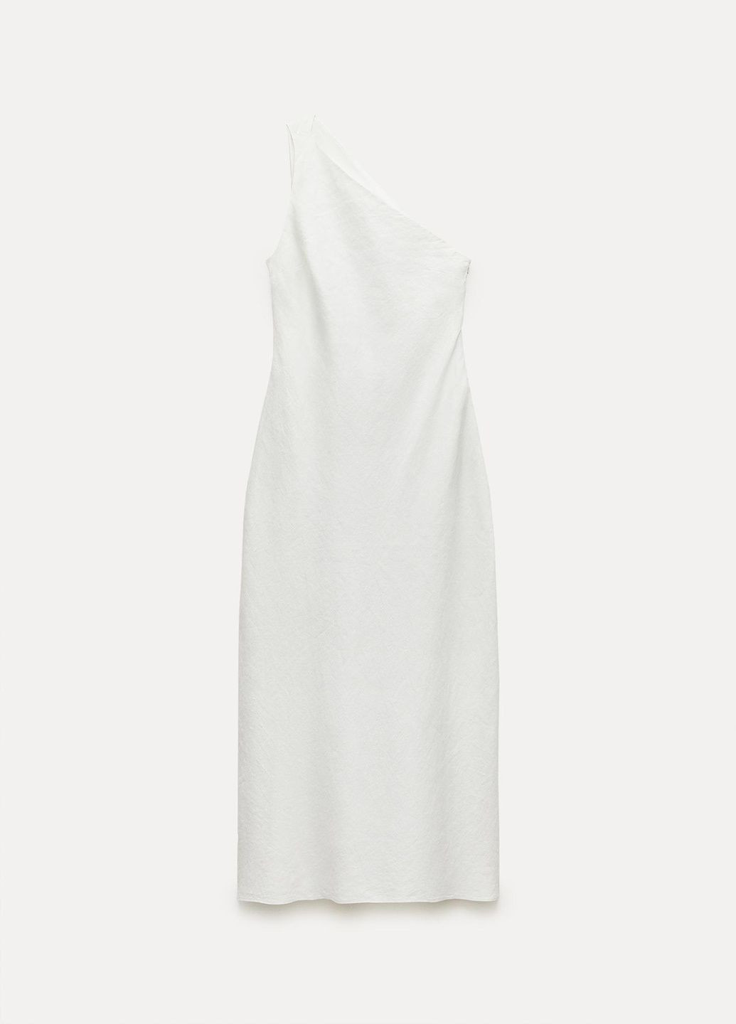 Молочное праздничный платье Zara однотонное