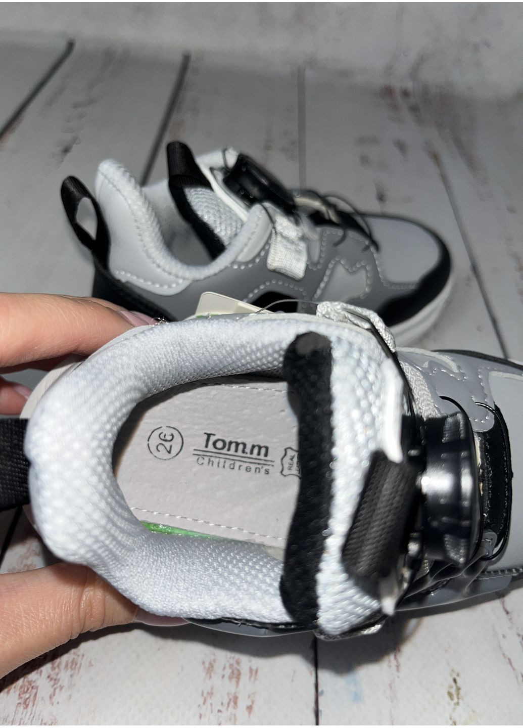 Сірі всесезонні кросівки дитячі сірий (497) Tom.M