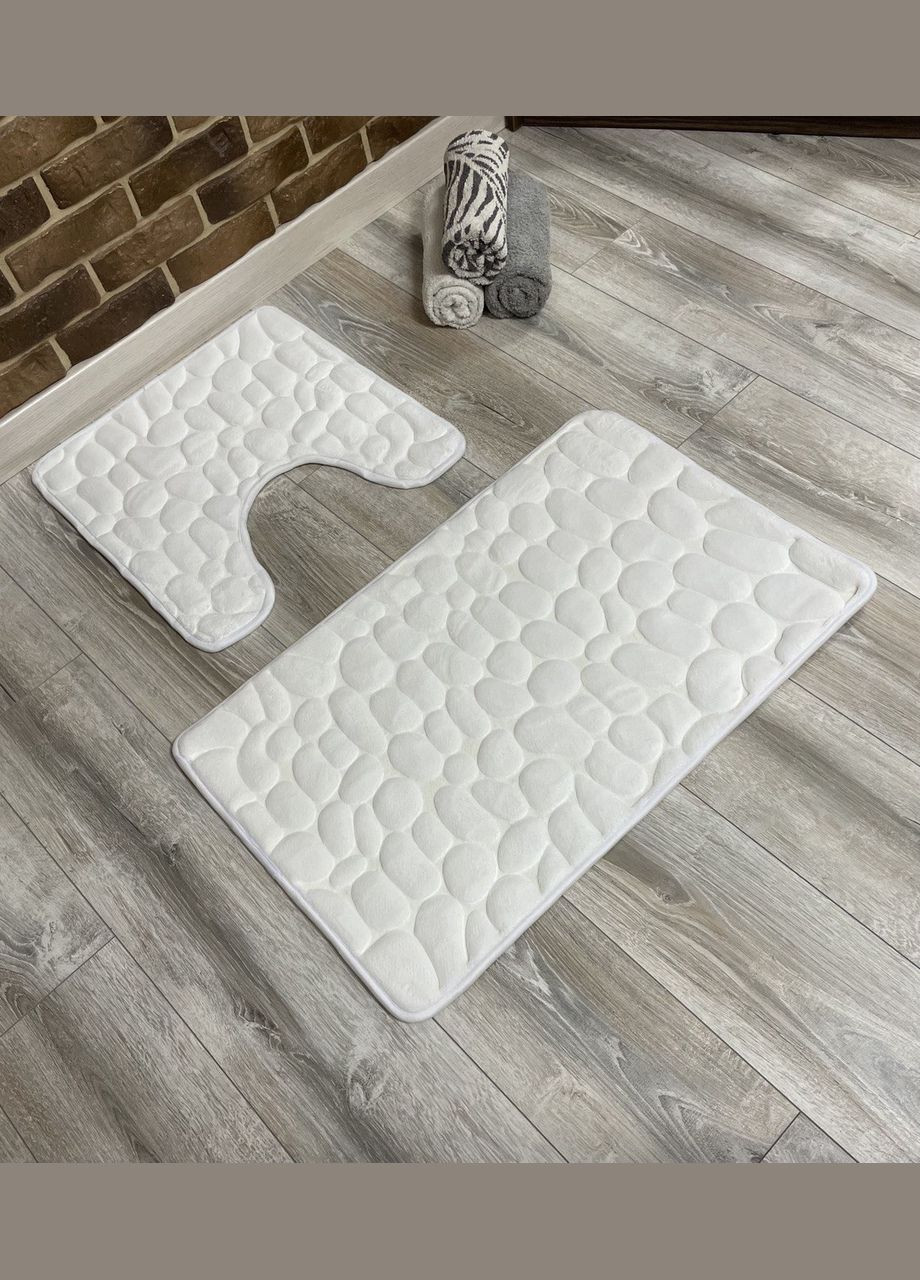 Набор ковриков в ванную и туалет No Brand Stone PREMIUM (279390455)