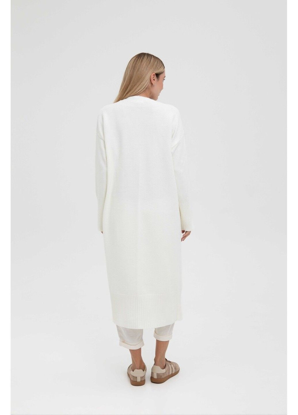 Белый демисезонный кардиган Sewel