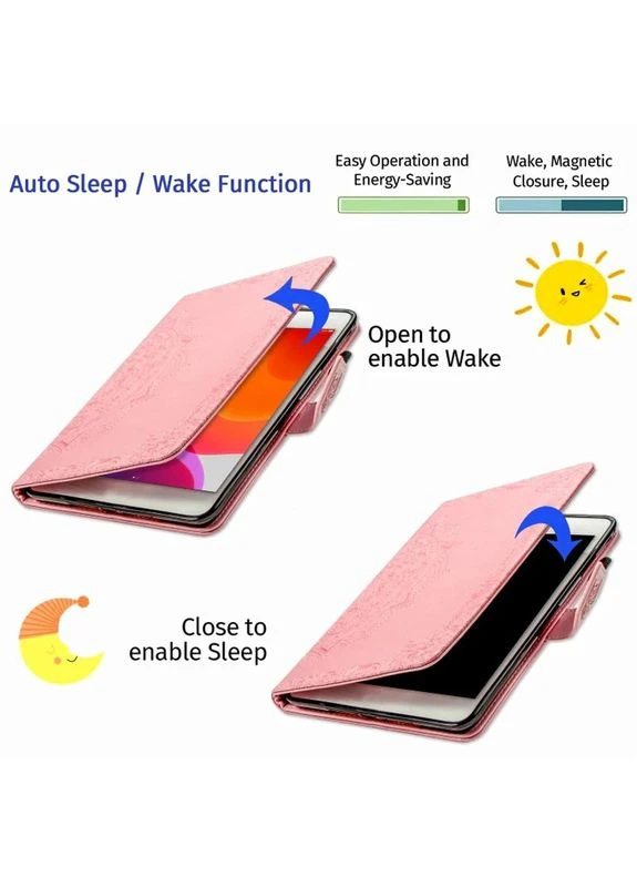 Чехол-книжка для Samsung Galaxy Tab S7+ искусственная кожа розовый с визитницей 3 слота No Brand (402177476)