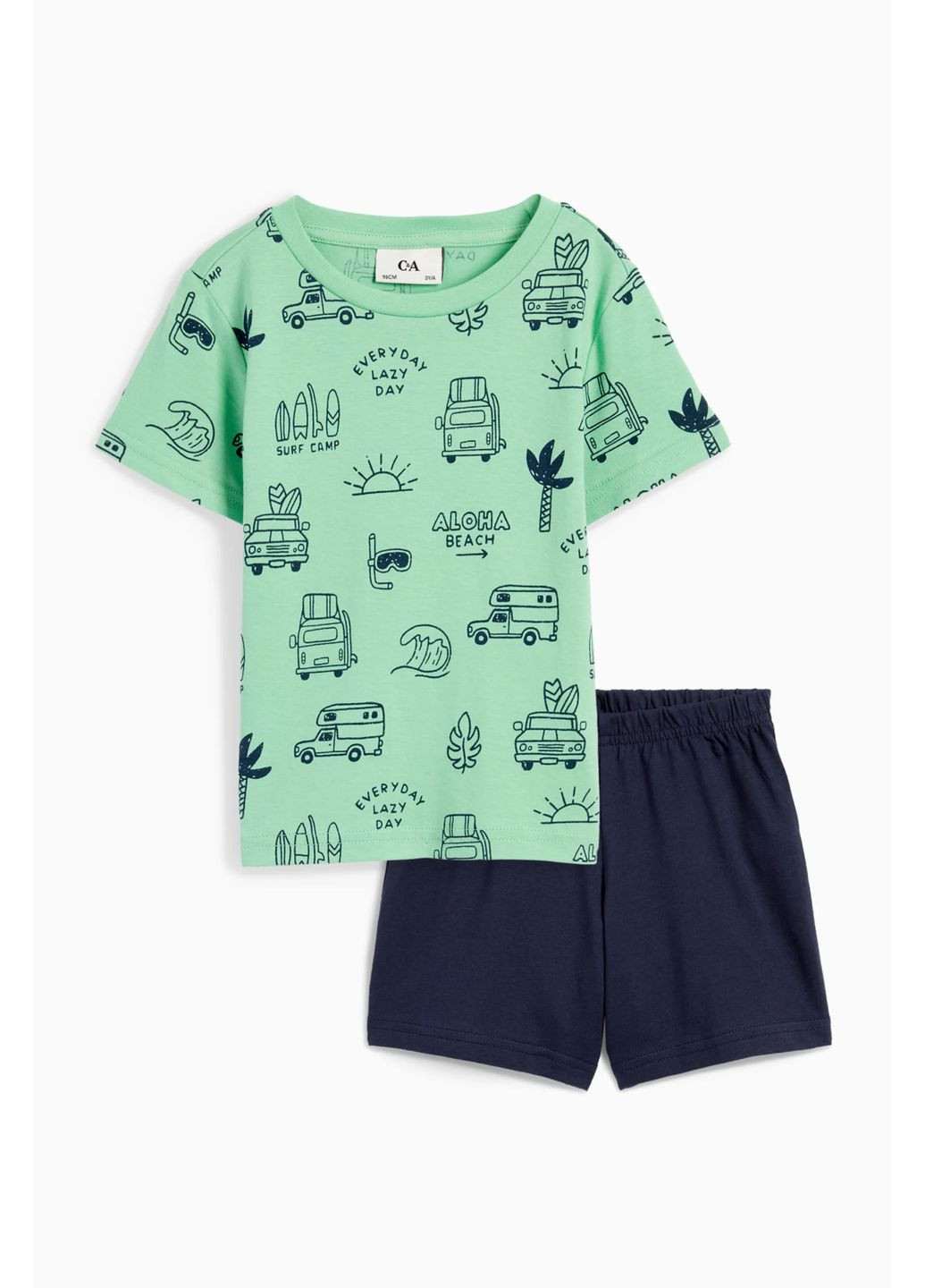 Комбинированная всесезон пижама (шорты, футболка) C&A