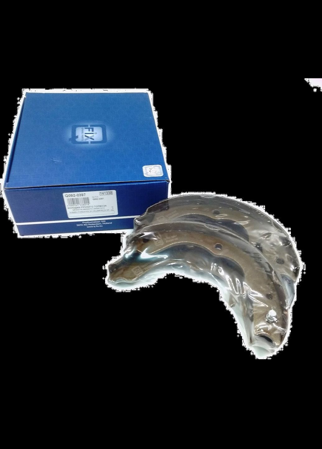 Колодки ручника Q092-0397 Лансер, Аутлендер MR955706 Q-FIX (345741663)