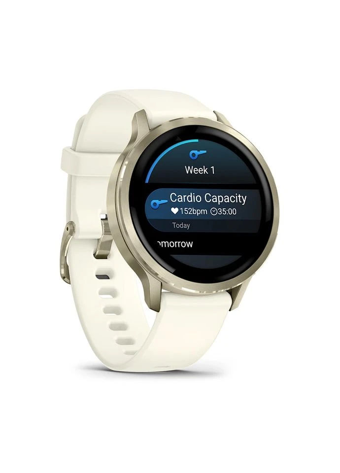 Смарт-годинник Venu 4 41mm Lunar Gold with Bone Silicone Band (010-03013-00) Garmin (389821633)