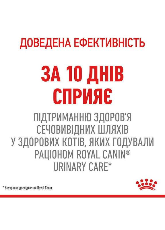 Сухий корм для дорослих котів Urinary Care для підтримки здоров'я сечовидільної системи, 400 г Royal Canin (355796072)