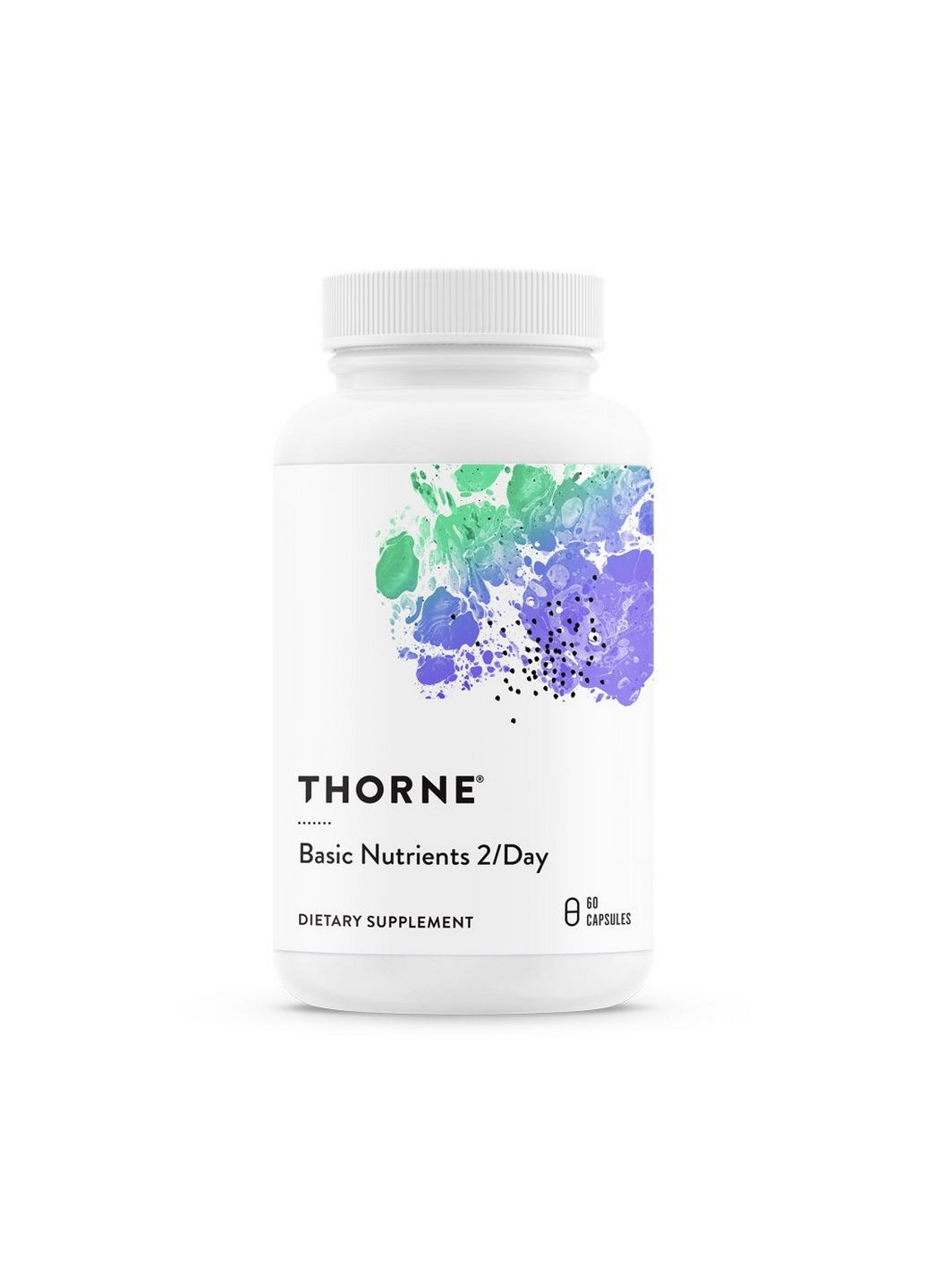 Вітаміни та мінерали Basic Nutrients 2/Day No Iron, 60 капсул Thorne Research (294926271)