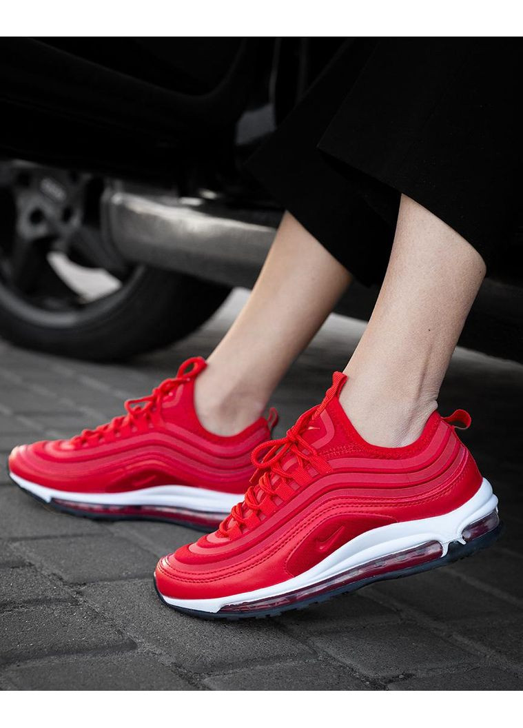 КРОСІВКИ ЖІНОЧІ NIKE AIR MAX 97 RED НАЙК АІР МАКС 97 No Brand червоні демісезони (367174181)