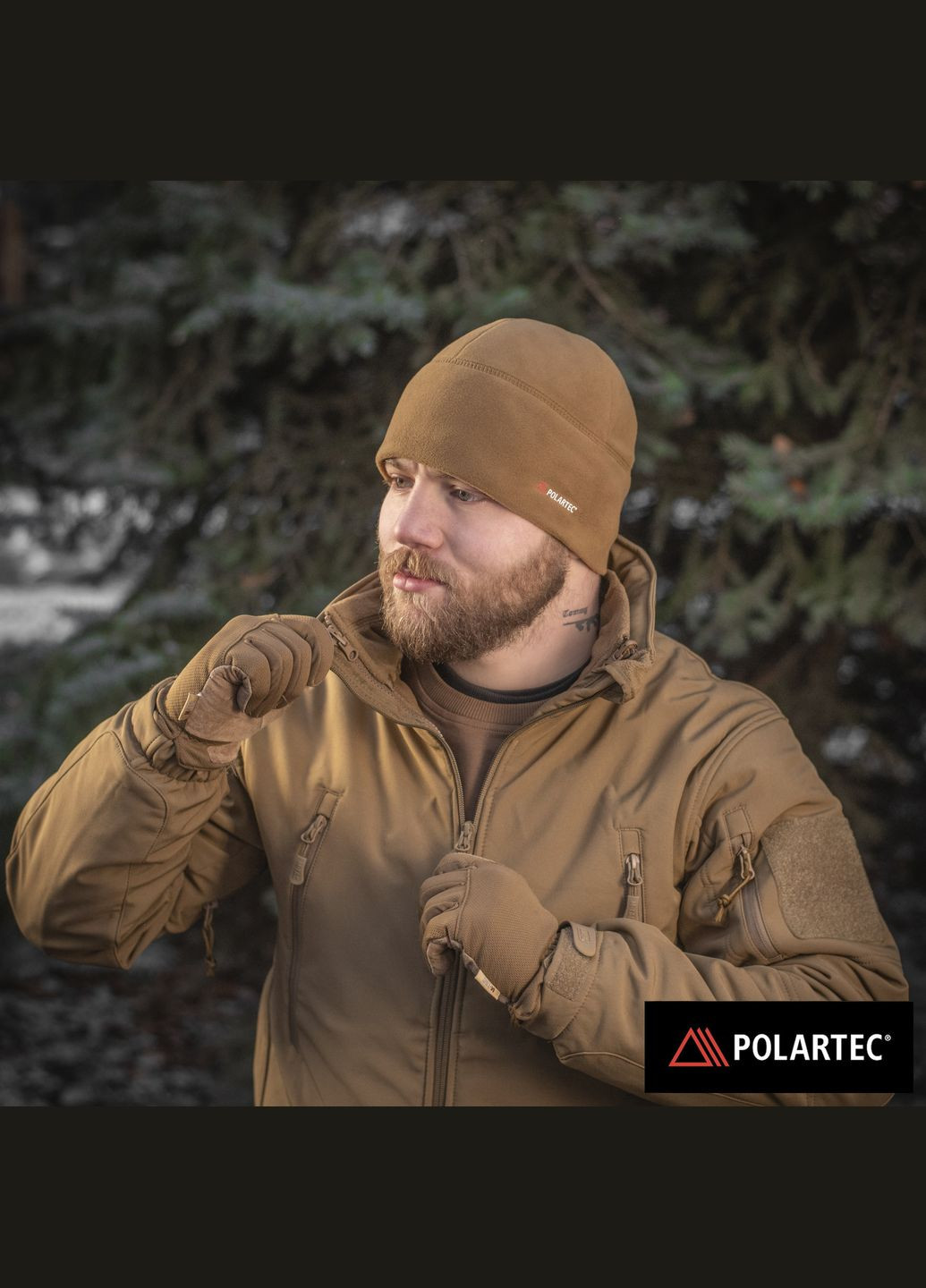 Шапка Watch Cap фліс Light Polar Coyote ( ) M-TAC (337142694)