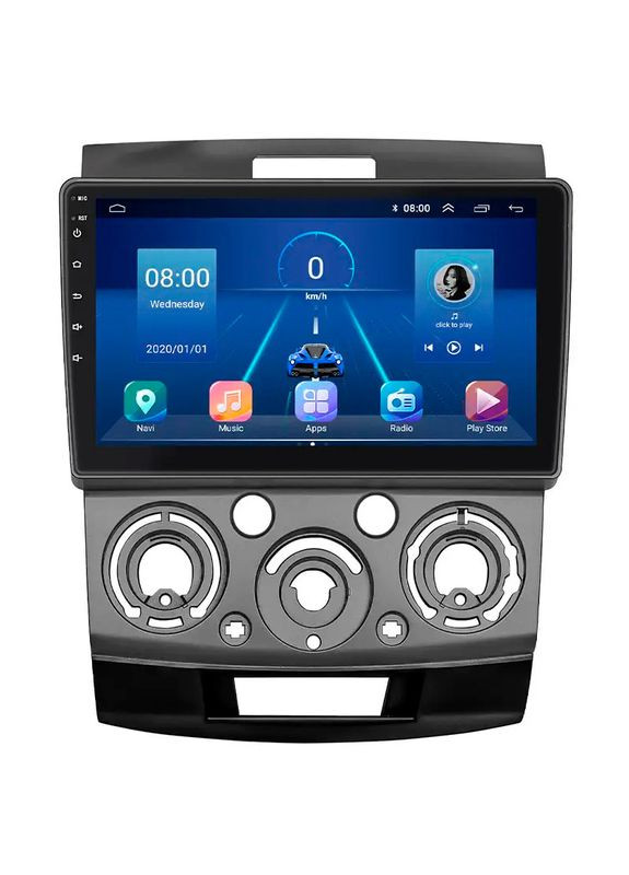 Штатна магнітола для Ford Everest II 2006-2009 екран 9" 6/128Gb 4G Wi-Fi GPS Top 2шт Lesko (336198852)