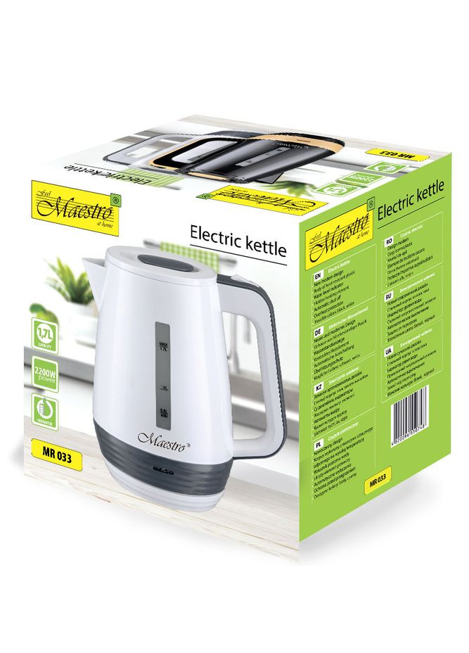 Электрочайник MR-033-BlaСk 1.7 л черный Maestro (362263755)