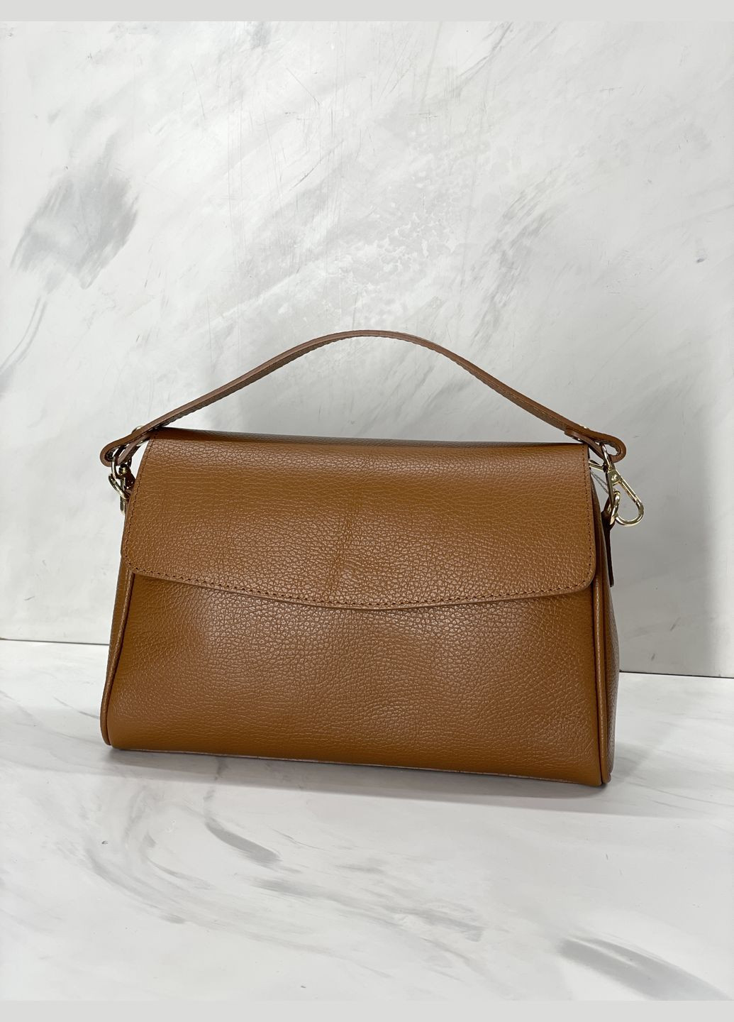 Сумка женская Италия, натуральная кожа, минимализм, 2 ремешка Virginia Conti Кросбоді (338257328)