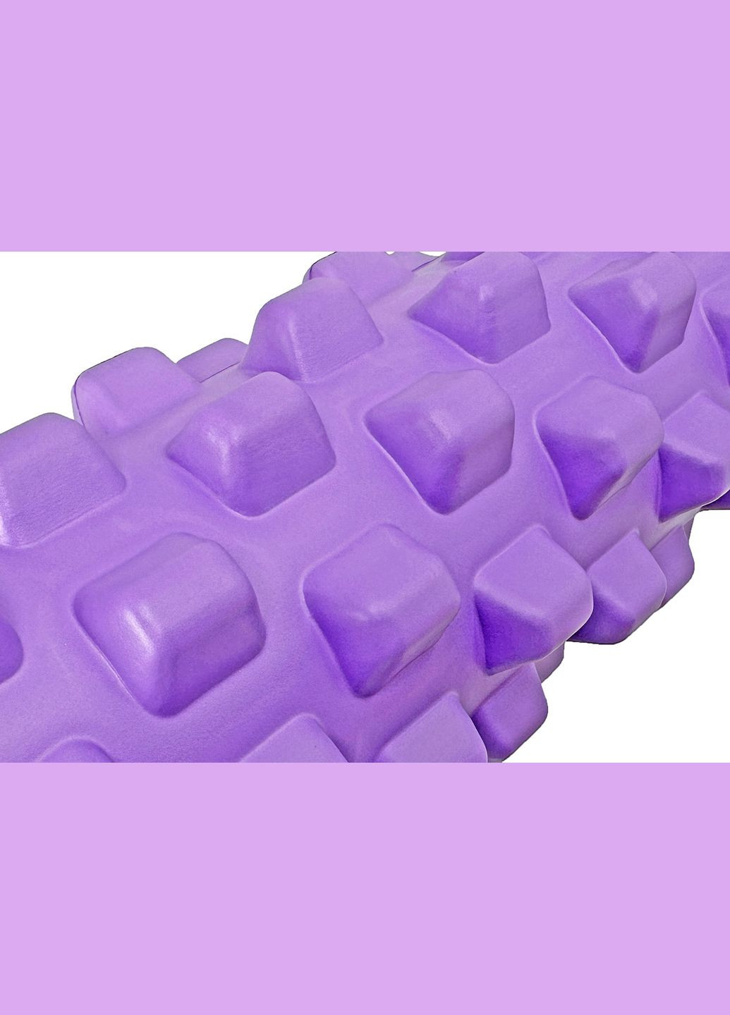 Масажний ролик Grid Roller PRO 33 см Фіолетовий EasyFit (365549781)