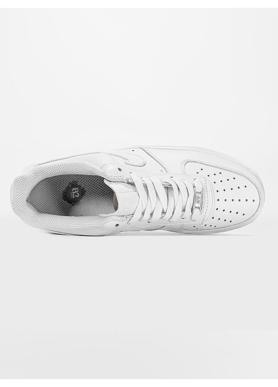 Білі Осінні чоловічі кросівки Nike Air Force 1 Low '07 White CW2288 Найк Аир Форс 1