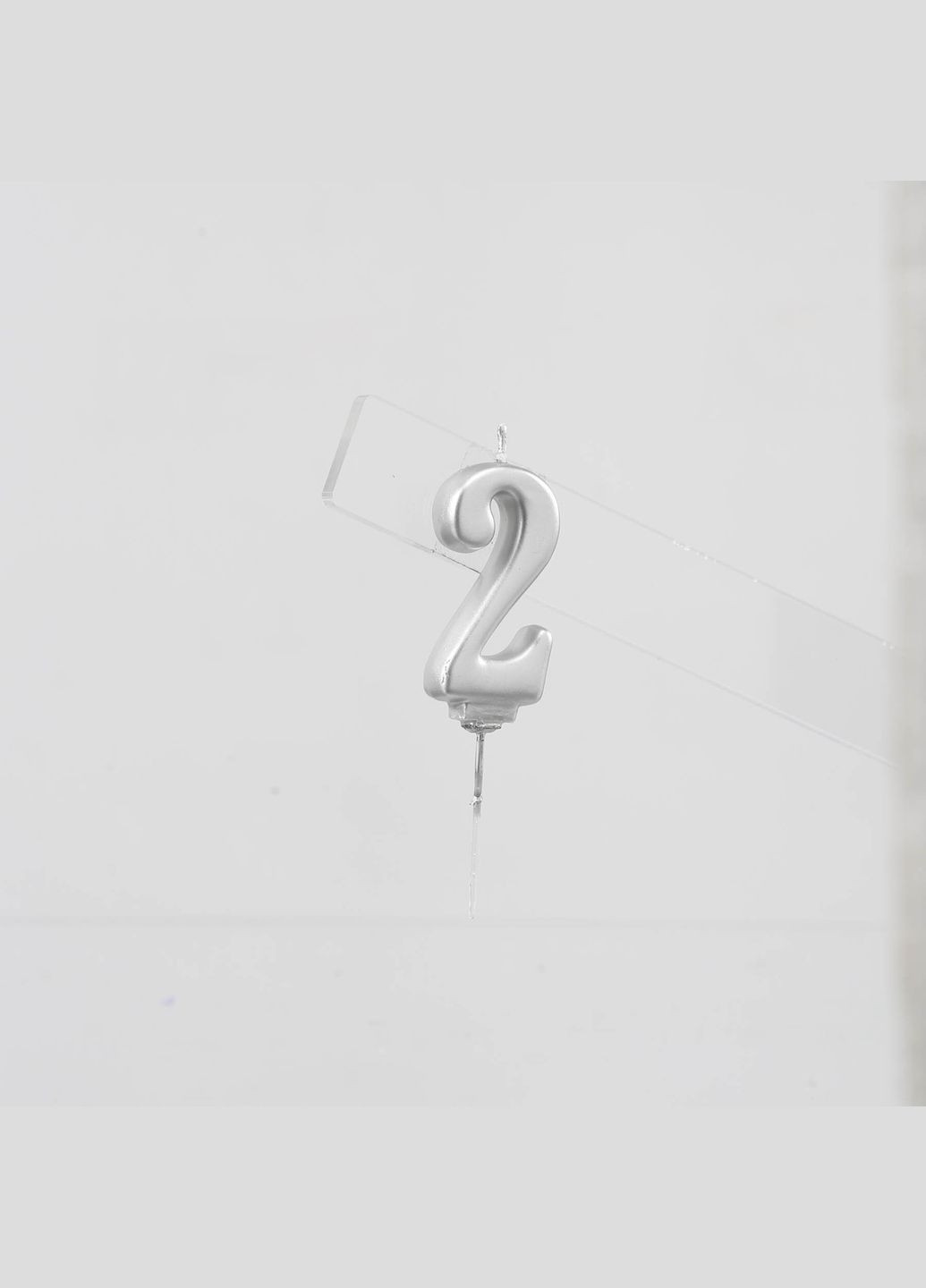 Свеча цифра 2 серебро No name ATS4898 Серебряный (2000989574750) shop (2000989574750) No Brand (362895317)