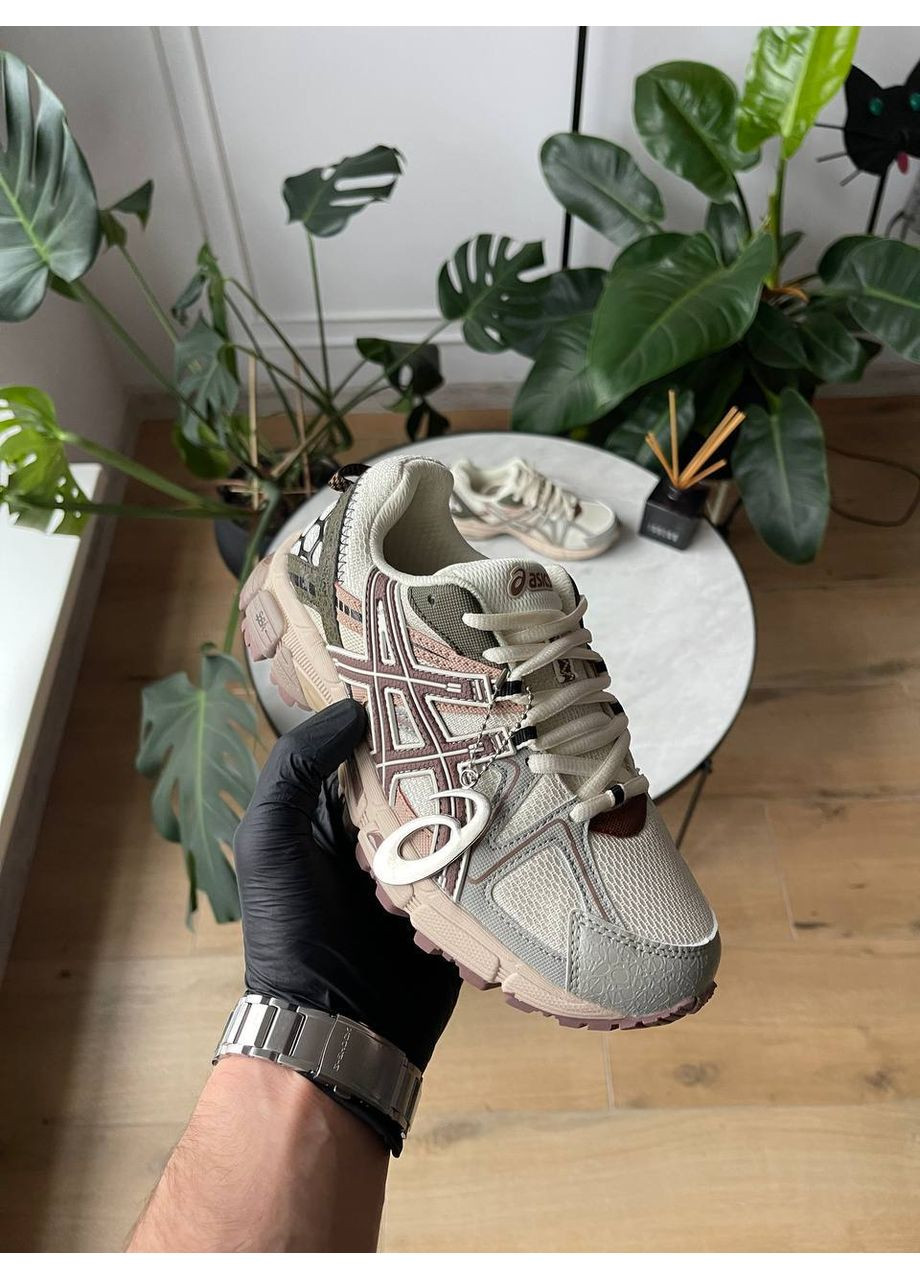 Кроссовки женские и мужские Asics Gel-kahana 8 Marathon Pastel | Асикс Гель Кахана 8 серо-зеленые No Brand серо-зелёные демисезоны (355339587)