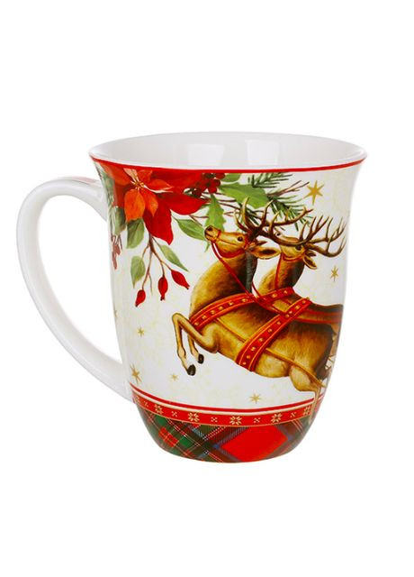 Кухоль порцеляновий 470 мл Christmas Story No Brand (335006780)