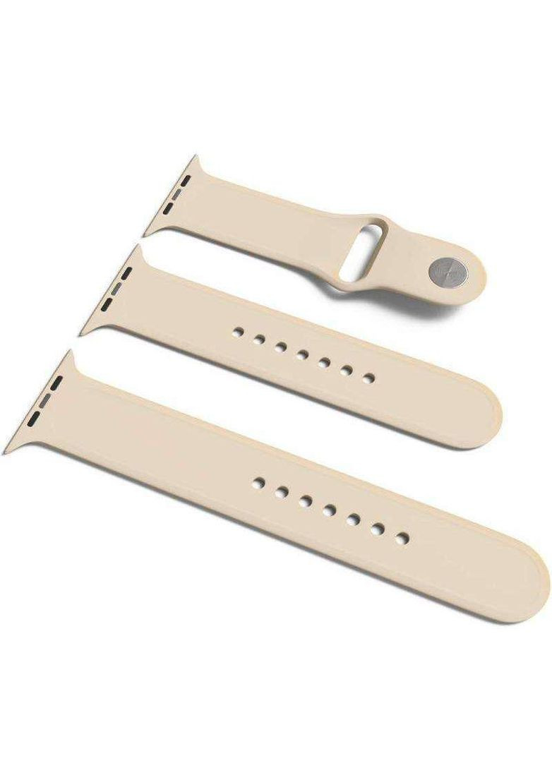 Силиконовый ремешок для Apple Watch Sport Band 42 / 44 (S/M & M/L) 3pcs Epik (292114232)
