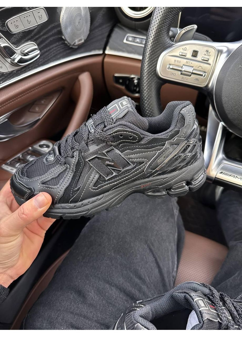 Черные демисезонные кроссовки мужские new balance 1906d black leather нью беланс 1906d No Brand