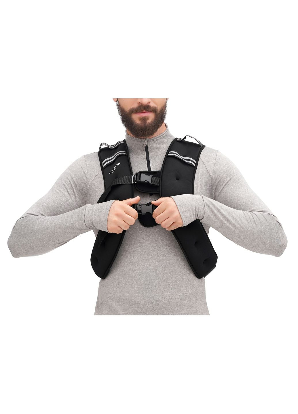 Жилет-утяжелитель для тренировок Weight Vest 3 кг Black Cornix XR-0342 (344589224)