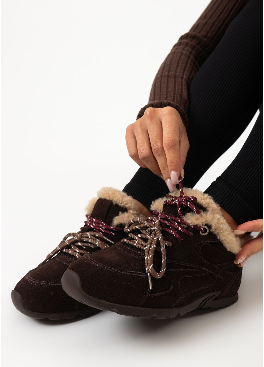 Кросівки (2114Ц) Marigo темно-коричневі зими (364211941)