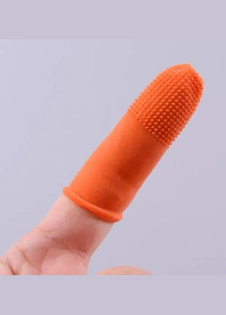 Захисні латексні напальники, розмір L, помаранчеві 2 шт. No Brand (296665658)