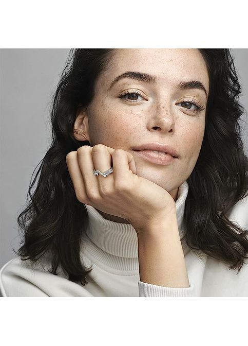 Срібна каблучка Пандора "Хвиля" Kabluchka (355347077)