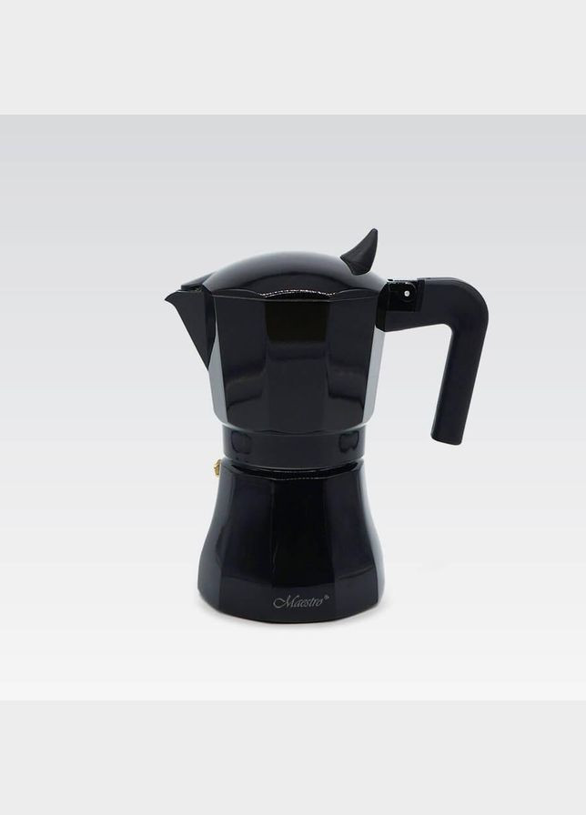 Кофеварка гейзерная алюминиевая 300 мл на 6 чашек (MR-1658-6) Maestro (334005586)