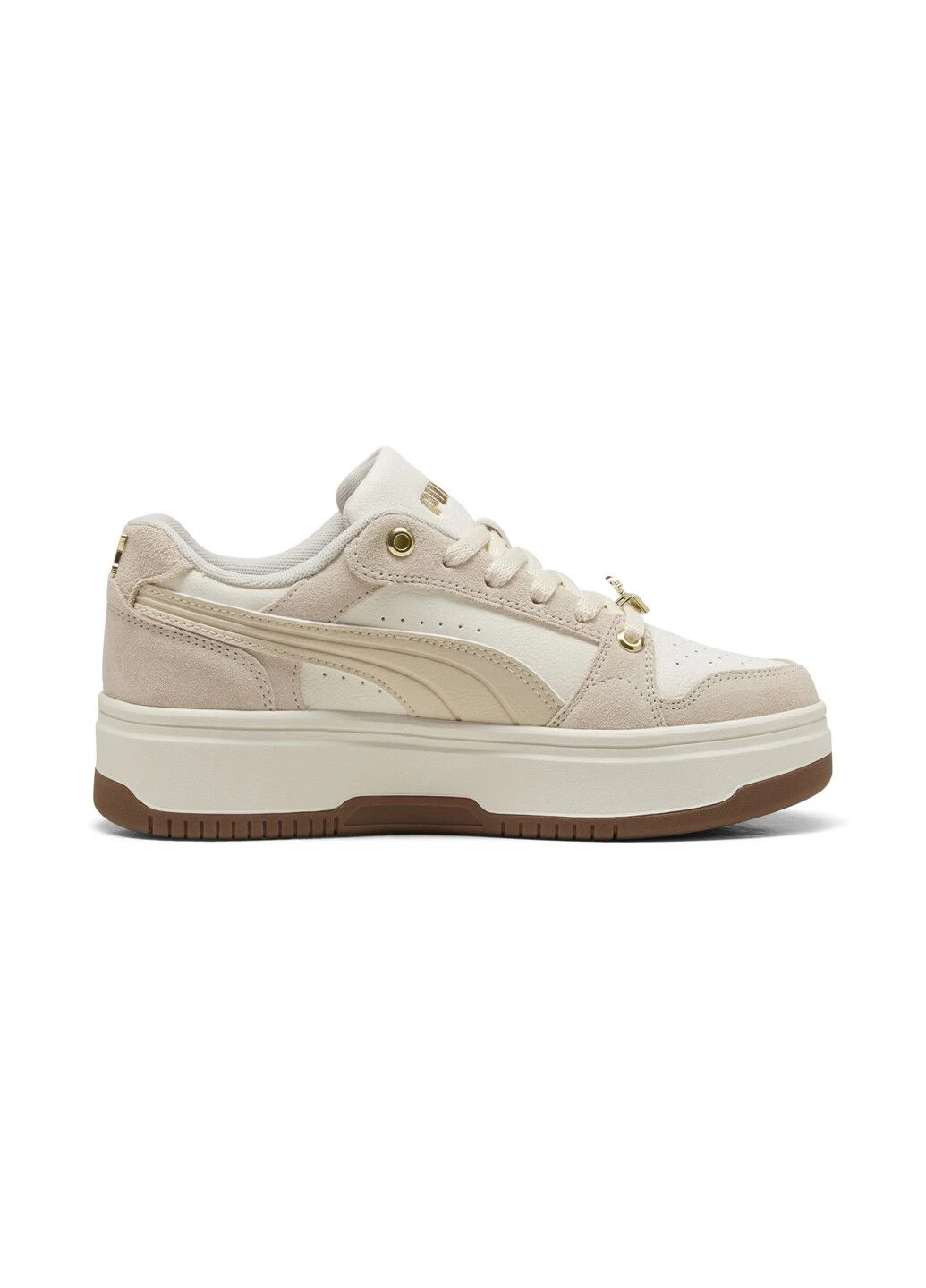 Белые кеды rebound femme low luxe sneakers women Puma