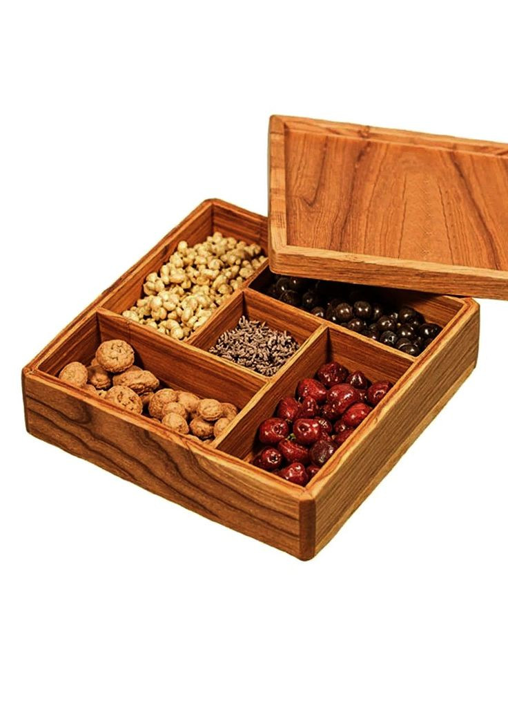 Менажница из дерева Тортилья охра (МЕН-001004) No Brand (327846177)