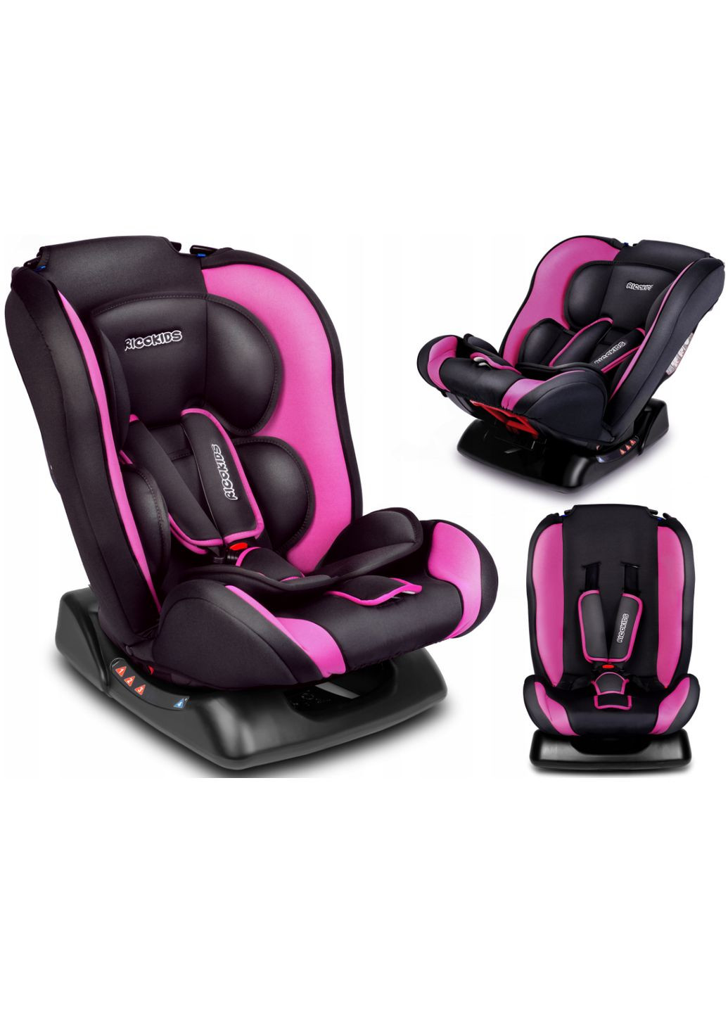Автокрісло Lorenzo 025 кг Pink (Польша) Ricokids (315598327)