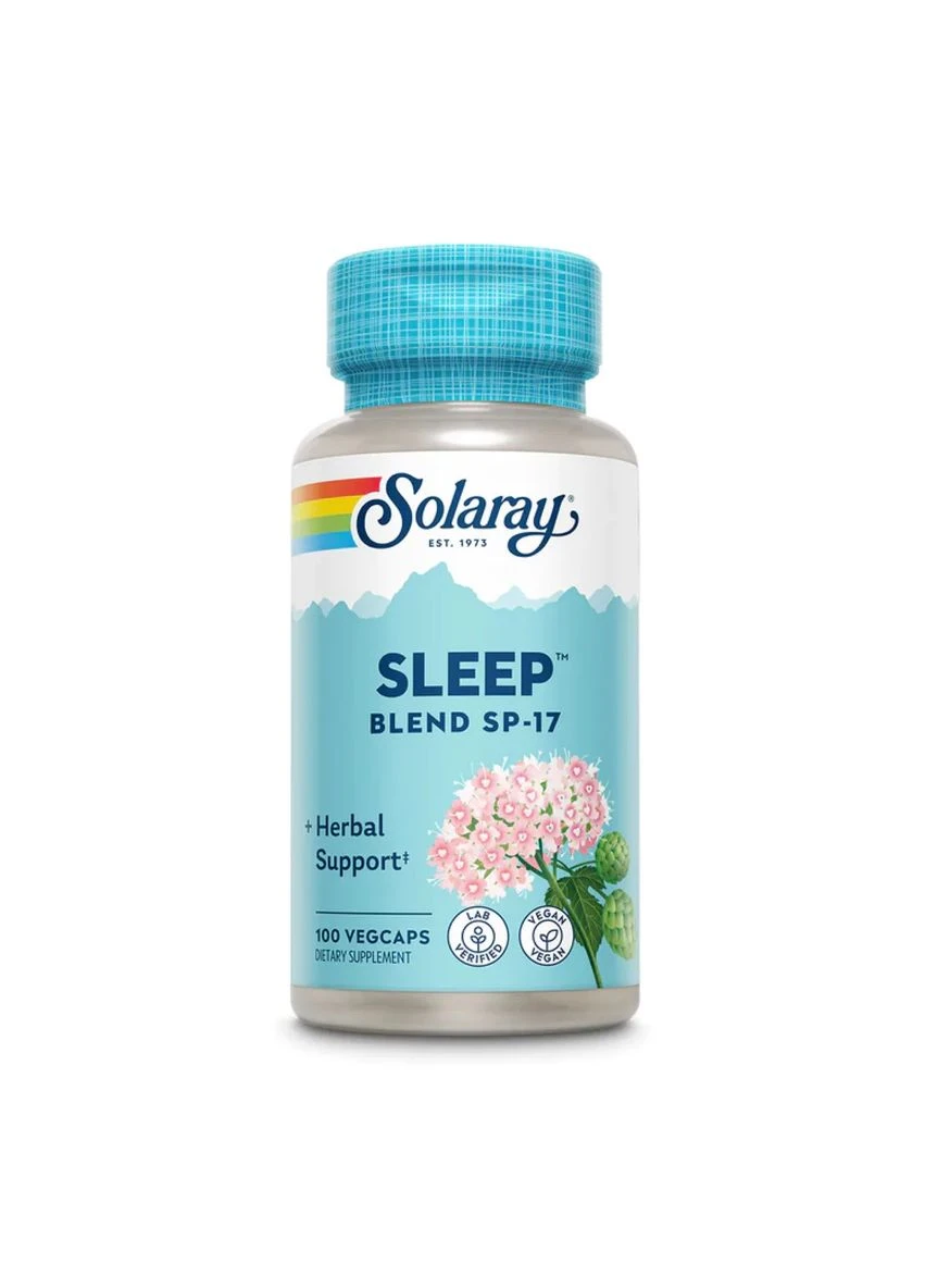 Сонный комплекс Sleep Blend 100 капсул для улучшения качества сна и расслабления травяной экстракт Solaray (368989535)