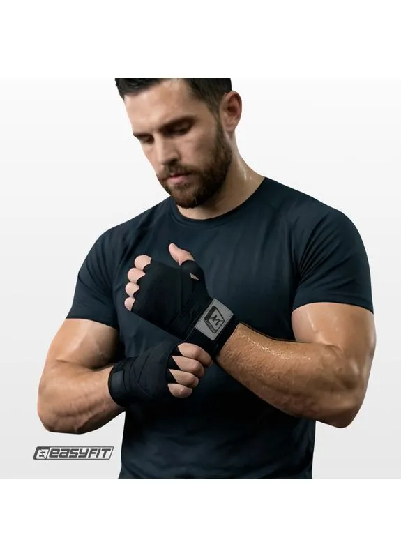 Бинты для бокса EF-0374-30-bk, Classic Wrap, черный 3 м EasyFit (403210719)