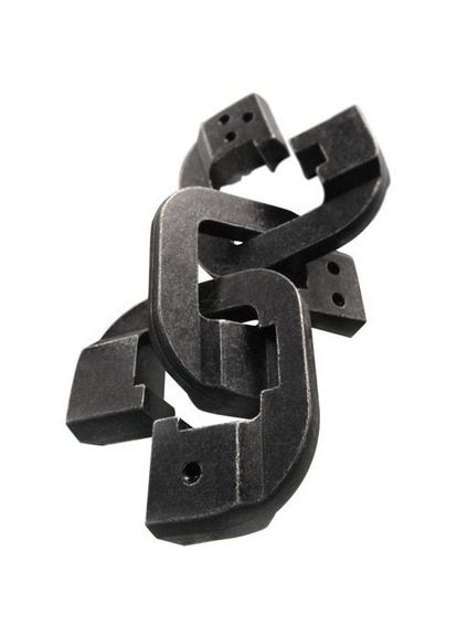Головоломка металлическая для взрослых Цепь Chain 6 уровень Huzzle (316323726)