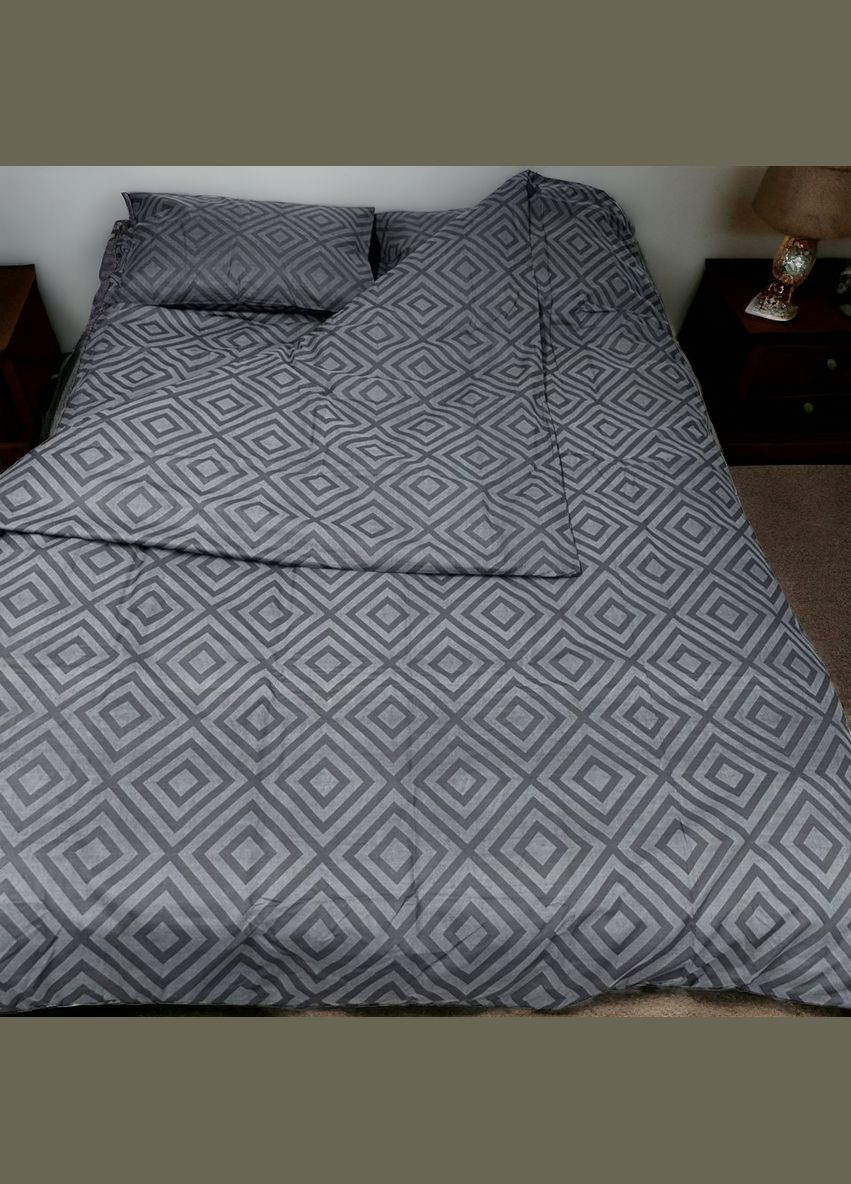 Комплект наволочек Rhomb Black безь 50х70 см SoundSleep (282923060)