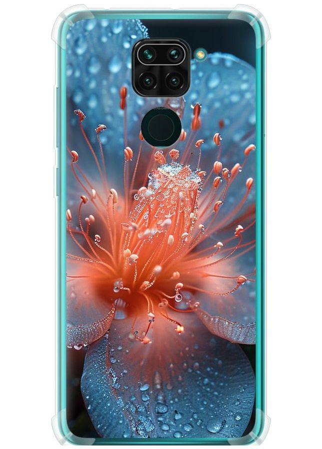 Силикон с усиленными углами чехол 'Роса на цветке' для Endorphone Xiaomi Redmi Note 9 (285118442)