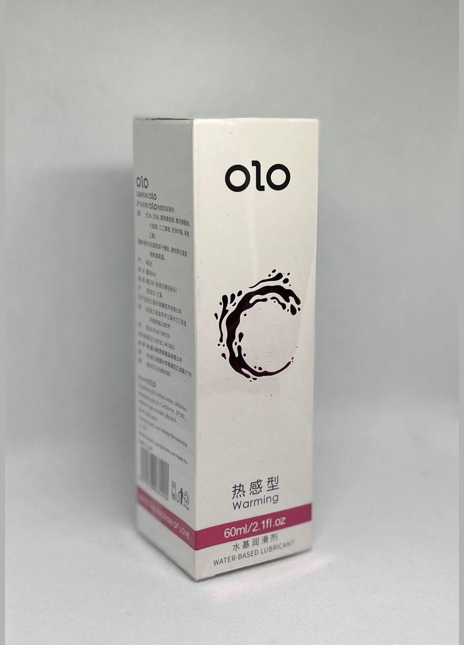 Согревающий лубрикант 60 мл интимная смаска интимный гель OLO Warming (331617961)