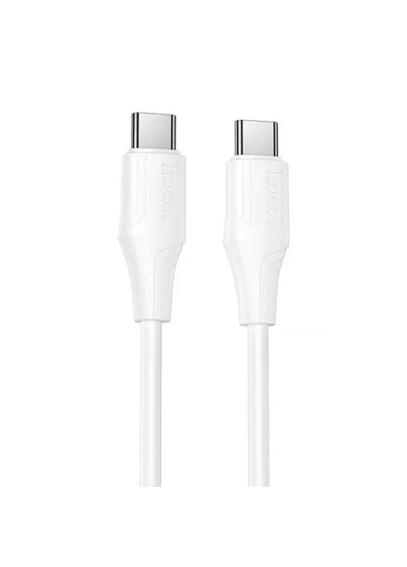 Дата кабель Type-C to Type-C 60W силіконовий 1м No Brand X124 Bien (402065367)