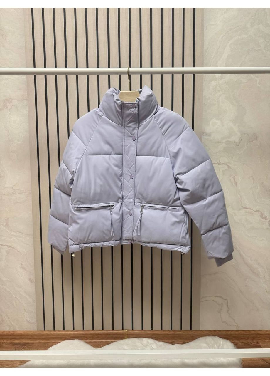 Лавандовая демисезонная ✨женская зимняя куртка с кулисками снизу замеры в описании✨ куртка-пальто GD/GL Модний простір